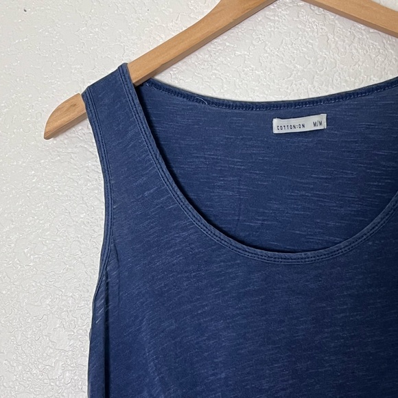Cotton On | Blue scoop neck knot hem relaxed fit tank size medium - Picture 3 of 10